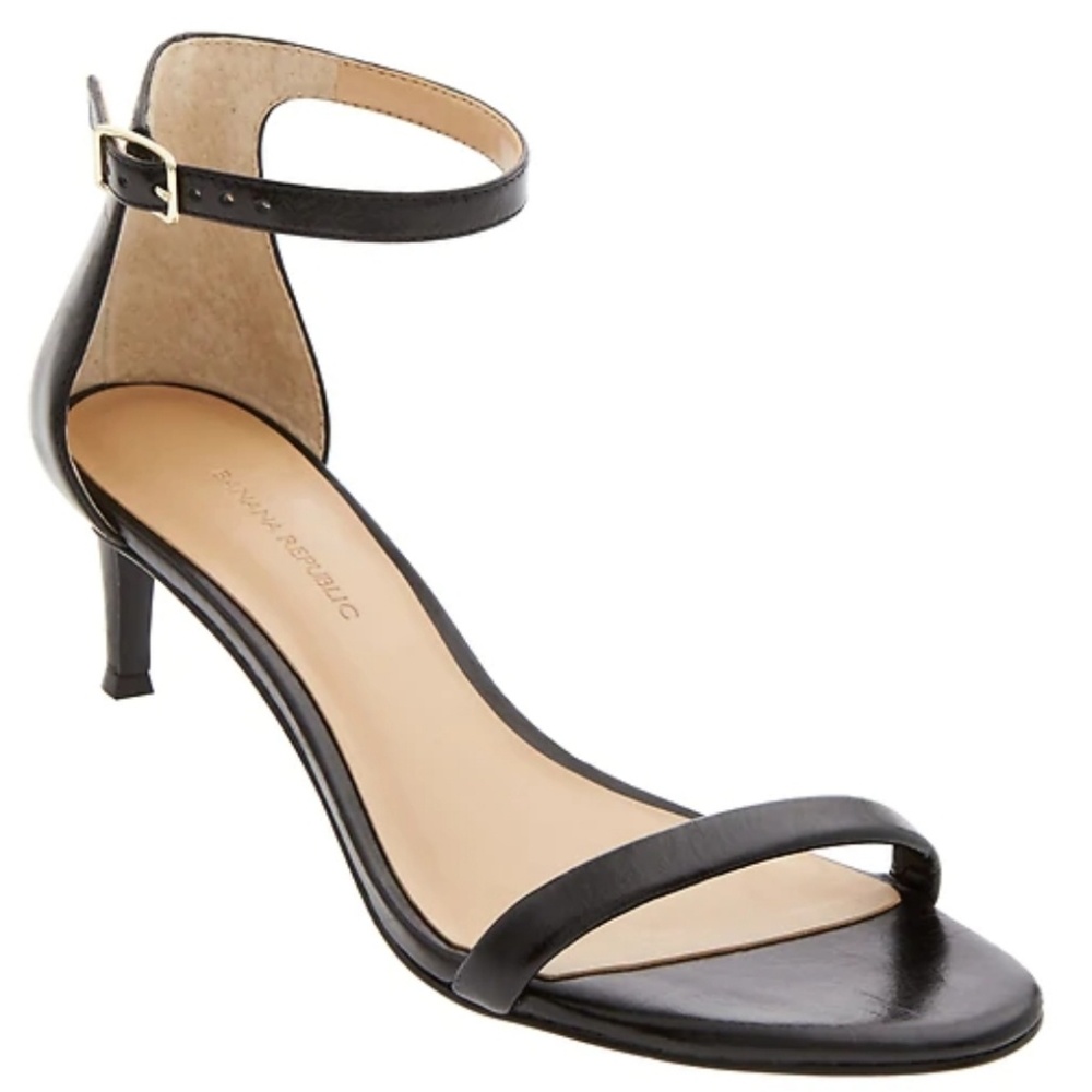Banana Republic Bare Kitten Heel Sandals
